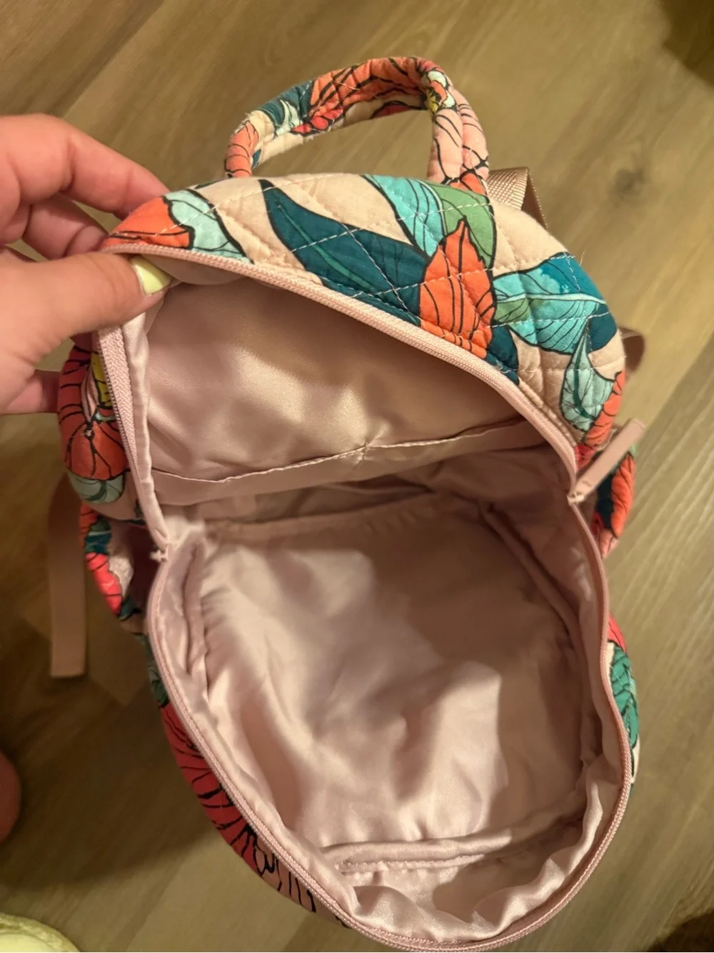 Vera Bradley compact quilted